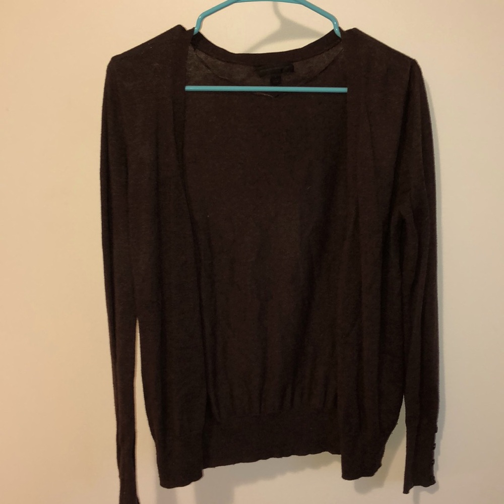 Chocolate brown cardigan